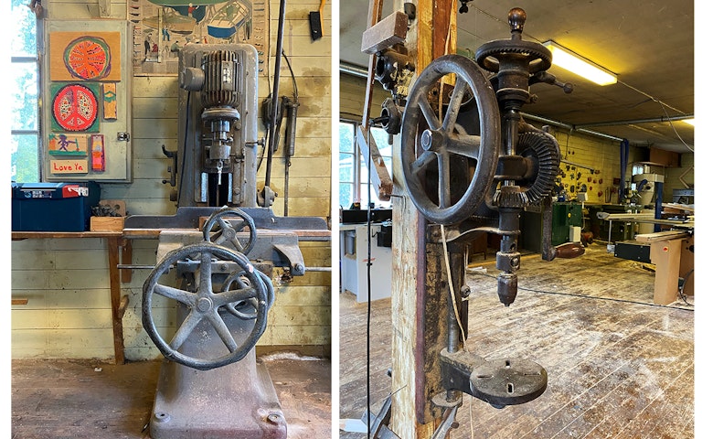 Ihopslagna snickerimaskner