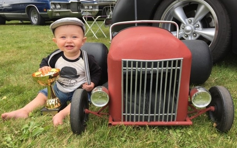 Hilding vann första pris