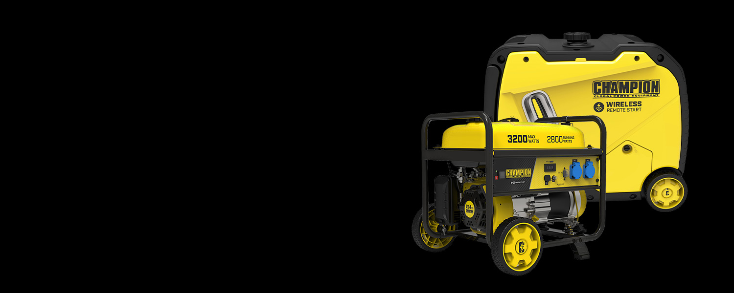 Nya elverk från Champion – bensin, inverterelverk!