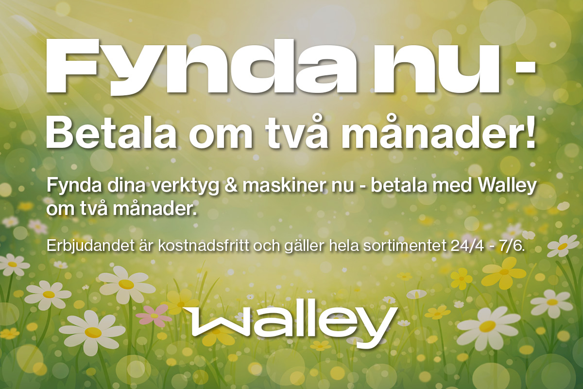 Walleykampanj – köp nu och betala om 2 månader