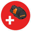 Stihl AS2 Batteri på köpet